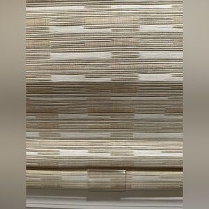 Cordless Woven Wood Shades 31.5x48 Inside Mount Sanibel Sand Retail $211 Open